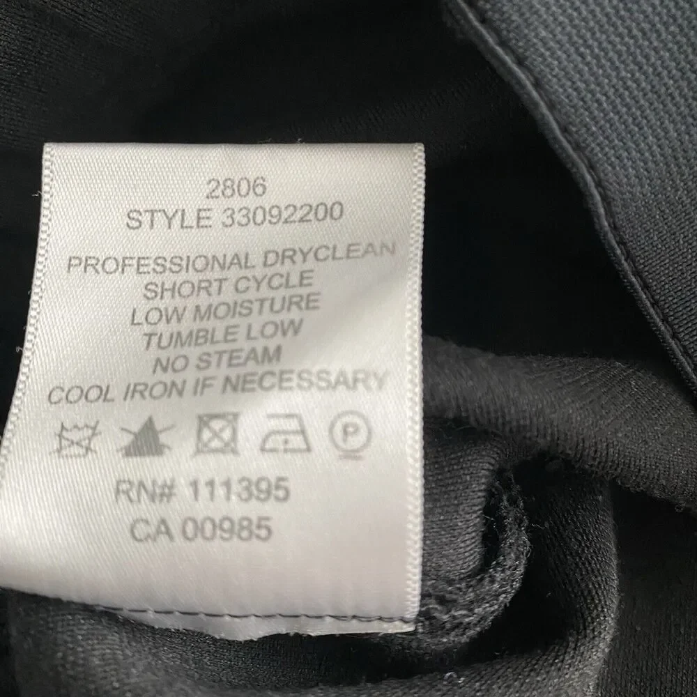 Tory Burch Womens Elastic Waist Zipper Ankle Skinny Leg Trousers‎ Black Size XS - Picture 6 of 13